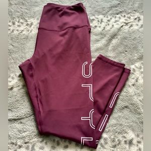 Spyder Active Logo Leggings-Grape Vine